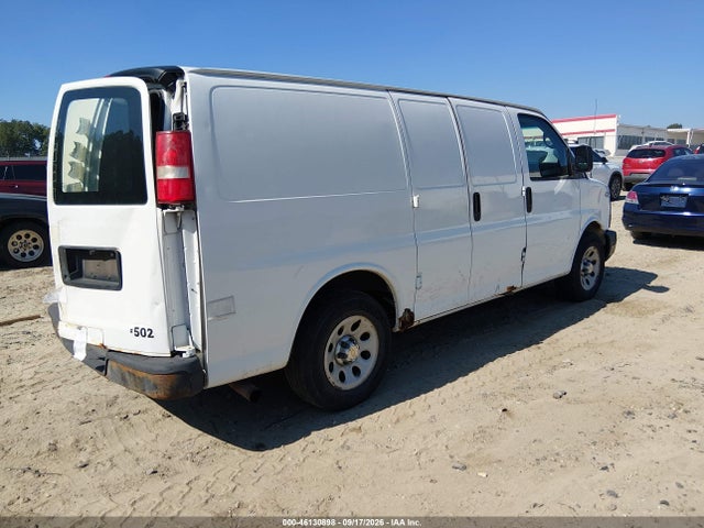 2013 Chevrolet Express 1500 Work Van მანქანა იყიდება აუქციონზე, vin: 1GCSGAFX1D1105306, აუქციონის ნომერი: 46130898