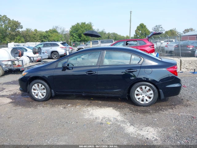 Продажа на аукционе авто 2012 Honda Civic Lx, vin: 19XFB2F59CE368949, номер лота: 46130925