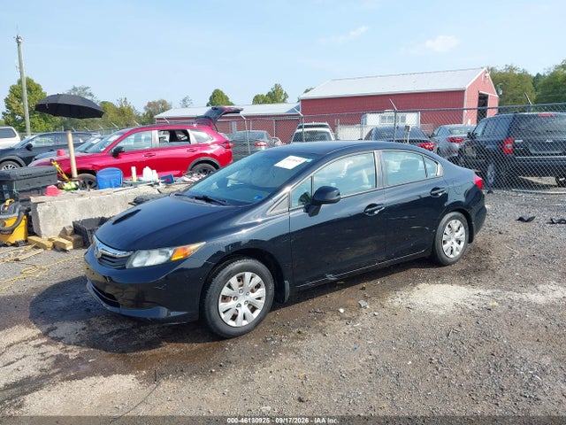 Продажа на аукционе авто 2012 Honda Civic Lx, vin: 19XFB2F59CE368949, номер лота: 46130925