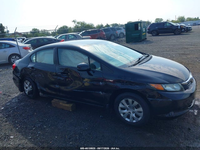 Продажа на аукционе авто 2012 Honda Civic Lx, vin: 19XFB2F59CE368949, номер лота: 46130925