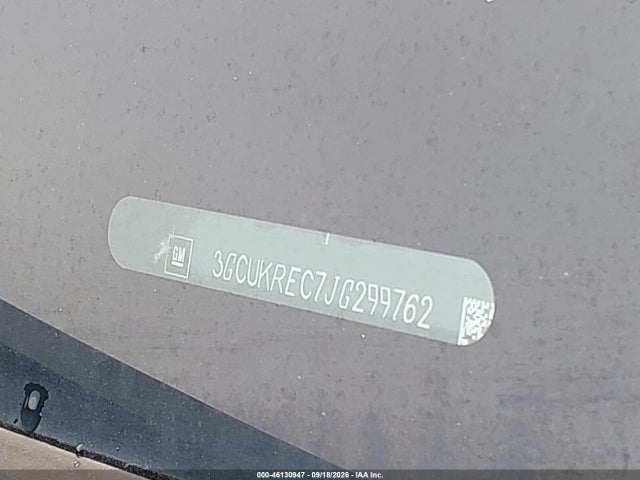 46130947 :رقم المزاد ، 3GCUKREC7JG299762 vin ، 2018 Chevrolet Silverado 1500 2lt مزاد بيع