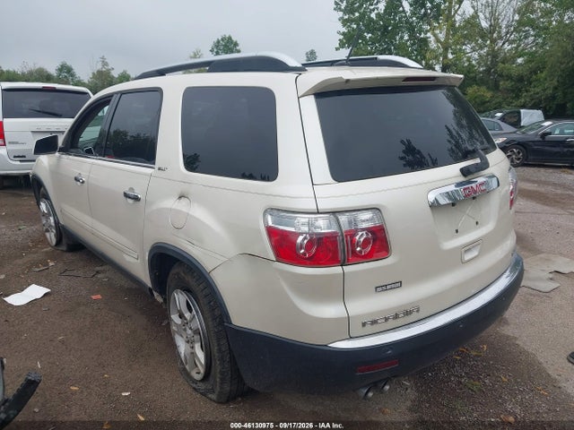 Продажа на аукционе авто 2009 Gmc Acadia Slt-1, vin: 1GKEV23D29J102400, номер лота: 46130975