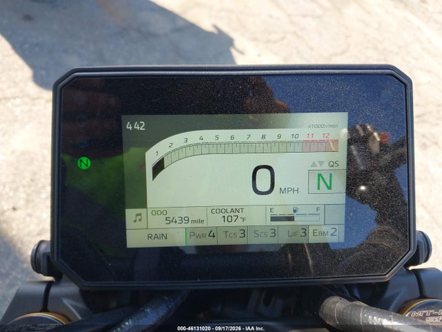 46131020 :رقم المزاد ، JYARN95E0SA000767 vin ، 2025 Yamaha Mt09 Sp مزاد بيع