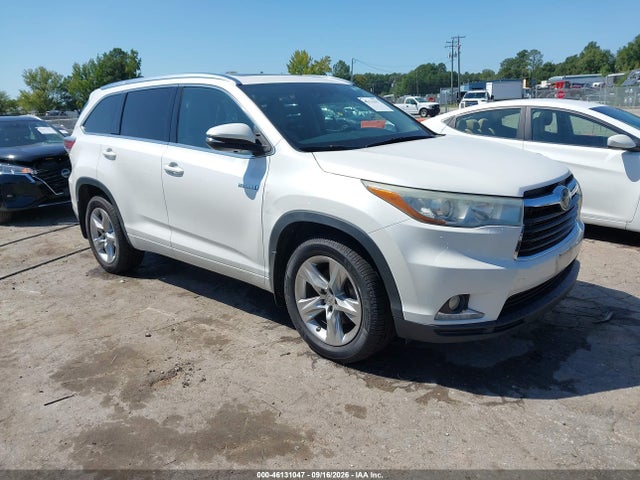 Продаж на аукціоні авто 2015 Toyota Highlander Hybrid Limited Platinum V6, vin: 5TDDCRFH7FS011836, номер лоту: 46131047