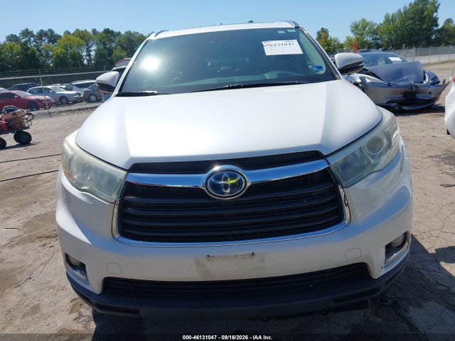 2015 Toyota Highlander Hybrid Limited Platinum V6 მანქანა იყიდება აუქციონზე, vin: 5TDDCRFH7FS011836, აუქციონის ნომერი: 46131047