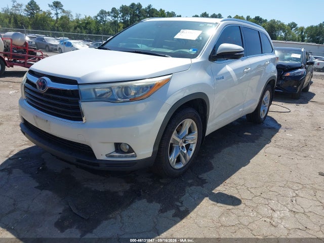 2015 Toyota Highlander Hybrid Limited Platinum V6 მანქანა იყიდება აუქციონზე, vin: 5TDDCRFH7FS011836, აუქციონის ნომერი: 46131047