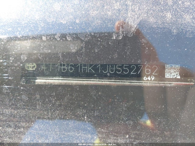 Продажа на аукционе авто 2018 Toyota Camry Xse, vin: 4T1B61HK1JU552762, номер лота: 46131052