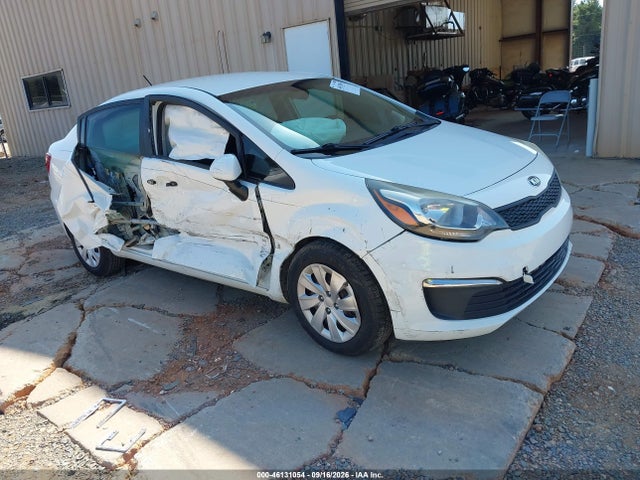 2017 Kia Rio Lx მანქანა იყიდება აუქციონზე, vin: KNADM4A36H6114144, აუქციონის ნომერი: 46131054