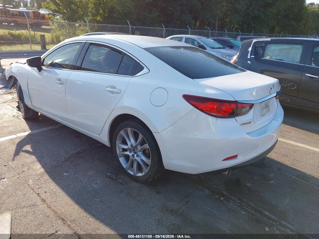 2016 Mazda Mazda6 I Touring მანქანა იყიდება აუქციონზე, vin: JM1GJ1V57G1439285, აუქციონის ნომერი: 46131100