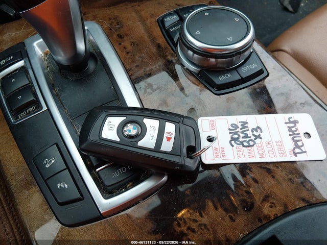 46131123 :رقم المزاد ، 5UXWX9C57G0D70682 vin ، 2016 Bmw X3 Xdrive28i مزاد بيع