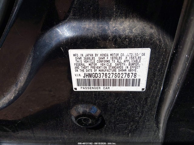 Продажа на аукционе авто 2007 Honda Fit Sport, vin: JHMGD37627S027678, номер лота: 46131162