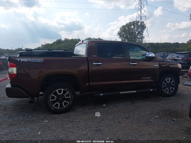 46131213 :رقم المزاد ، 5TFHW5F14HX614566 vin ، 2017 Toyota Tundra Limited 5.7l V8 مزاد بيع