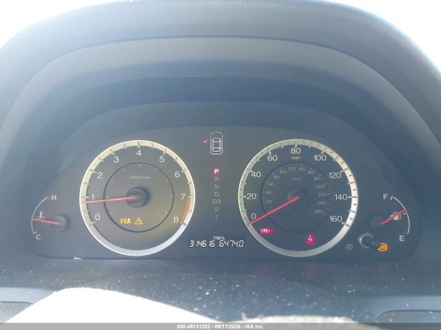 46131282 :رقم المزاد ، 1HGCP2F89AA110009 vin ، 2010 Honda Accord 2.4 Ex-l مزاد بيع