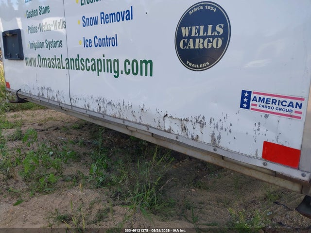 46131378 :رقم المزاد ، 7K61E2425KH000868 vin ، 2019 Wells Cargo Other مزاد بيع