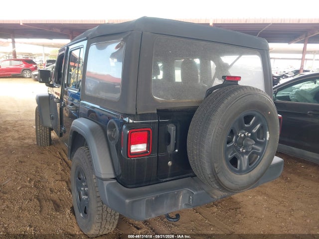 Aukcja sprzedaży 2022 Jeep Wrangler Unlimited Sport 4x4, vin: 1C4HJXDN7NW145703, numer aukcji: 46131518