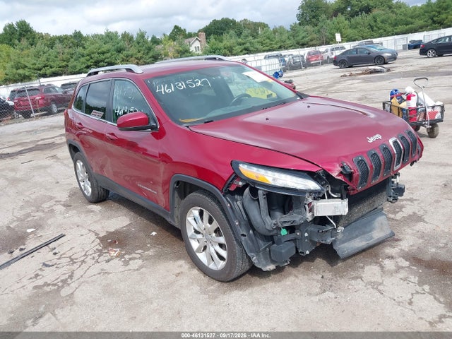 2014 Jeep Cherokee Limited მანქანა იყიდება აუქციონზე, vin: 1C4PJMDS7EW226538, აუქციონის ნომერი: 46131527