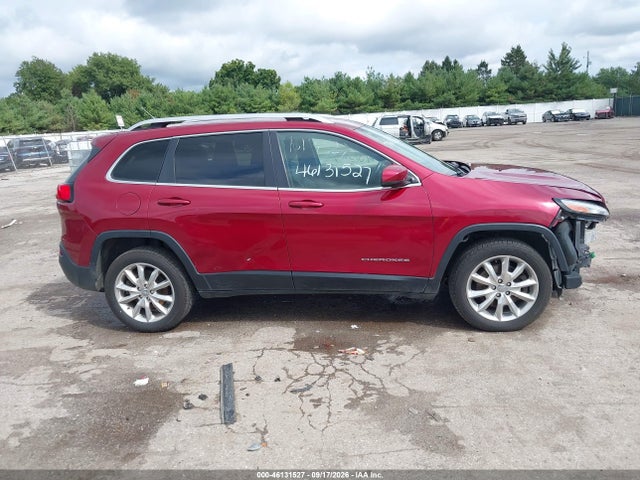 2014 Jeep Cherokee Limited მანქანა იყიდება აუქციონზე, vin: 1C4PJMDS7EW226538, აუქციონის ნომერი: 46131527