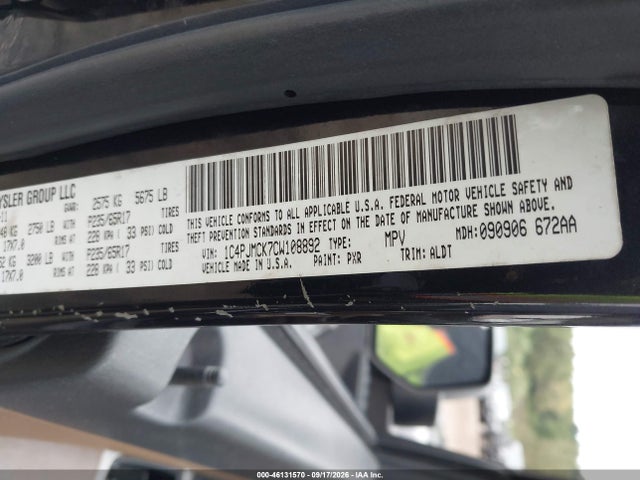 46131570 :رقم المزاد ، 1C4PJMCK7CW108892 vin ، 2012 Jeep Liberty Limited Edition مزاد بيع