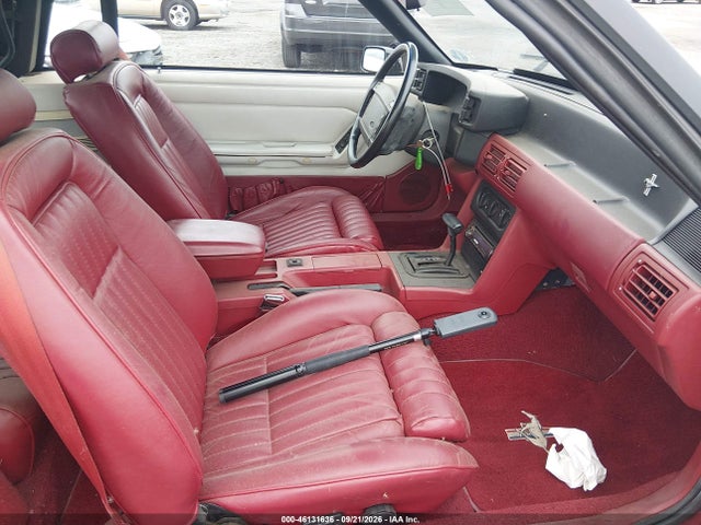 1991 Ford Mustang Gt/cobra Gt მანქანა იყიდება აუქციონზე, vin: 1FACP45E5MF190200, აუქციონის ნომერი: 46131636