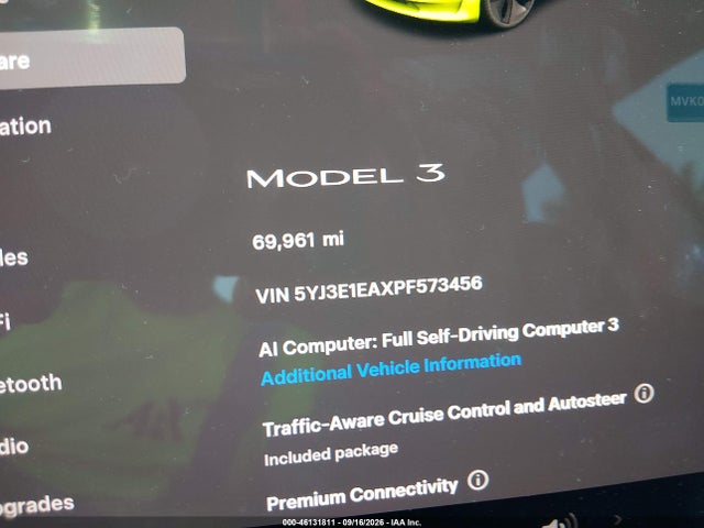 Tesla Model 3 Rear-wheel Drive 2023 5YJ3E1EAXPF573456 Image 15