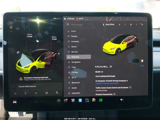 Tesla Model 3 Rear-wheel Drive 2023 5YJ3E1EAXPF573456 Image 7