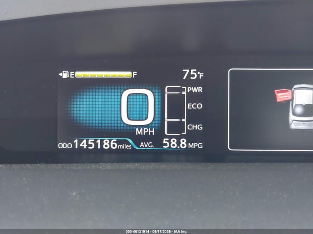 46131914 :رقم المزاد ، JTDKARFU2G3003690 vin ، 2016 Toyota Prius Three مزاد بيع