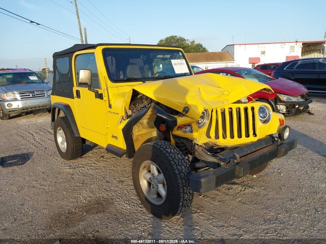 Продажа на аукционе авто 2001 Jeep Wrangler Se, vin: 1J4FA29P81P307521, номер лота: 46132011