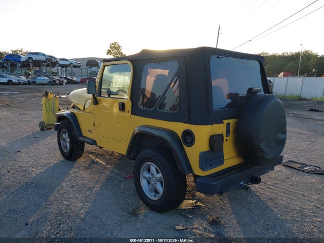 Продаж на аукціоні авто 2001 Jeep Wrangler Se, vin: 1J4FA29P81P307521, номер лоту: 46132011