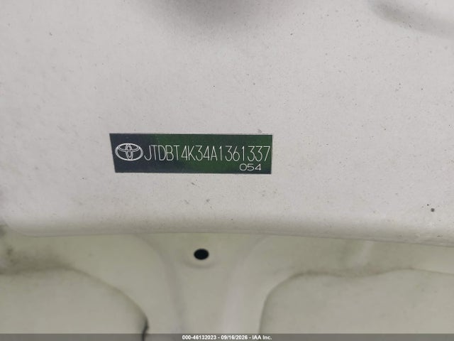 Продаж на аукціоні авто 2010 Toyota Yaris, vin: JTDBT4K34A1361337, номер лоту: 46132023