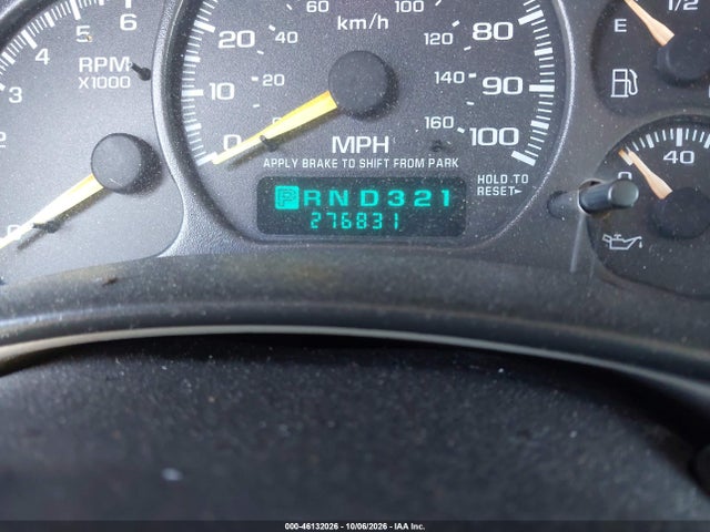 Aukcja sprzedaży 2001 Chevrolet Tahoe Lt, vin: 1GNEC13T01R134407, numer aukcji: 46132026