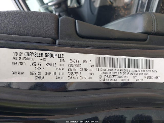 Продаж на аукціоні авто 2014 Jeep Grand Cherokee Laredo, vin: 1C4RJFAG5EC236605, номер лоту: 46132101
