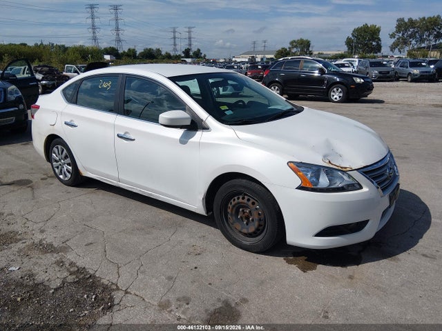 2013 Nissan Sentra Fe+ Sv მანქანა იყიდება აუქციონზე, vin: 3N1AB7AP5DL773433, აუქციონის ნომერი: 46132103