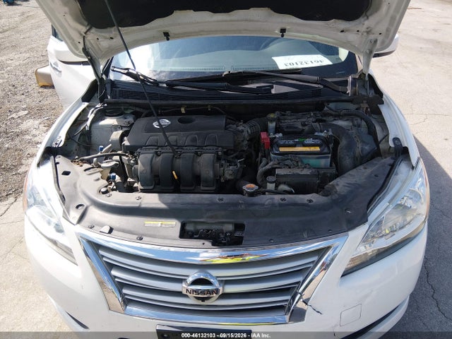 2013 Nissan Sentra Fe+ Sv მანქანა იყიდება აუქციონზე, vin: 3N1AB7AP5DL773433, აუქციონის ნომერი: 46132103