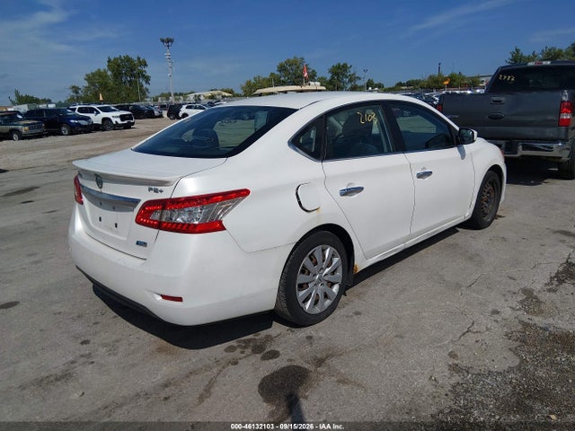 2013 Nissan Sentra Fe+ Sv მანქანა იყიდება აუქციონზე, vin: 3N1AB7AP5DL773433, აუქციონის ნომერი: 46132103