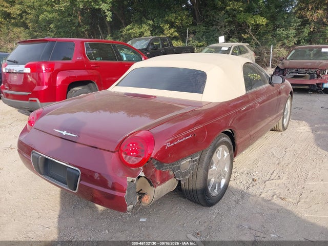 2004 Ford Thunderbird მანქანა იყიდება აუქციონზე, vin: 1FAHP60A44Y110878, აუქციონის ნომერი: 46132130
