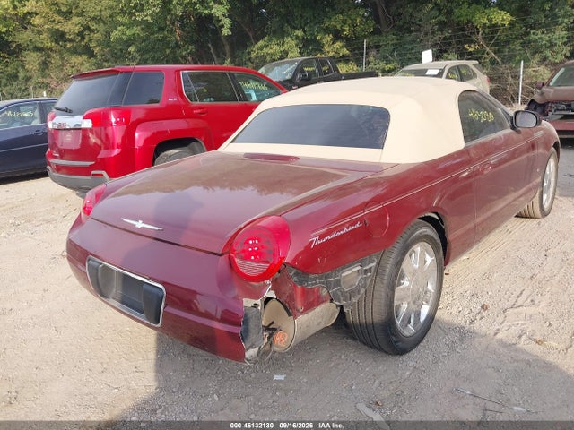 2004 Ford Thunderbird მანქანა იყიდება აუქციონზე, vin: 1FAHP60A44Y110878, აუქციონის ნომერი: 46132130