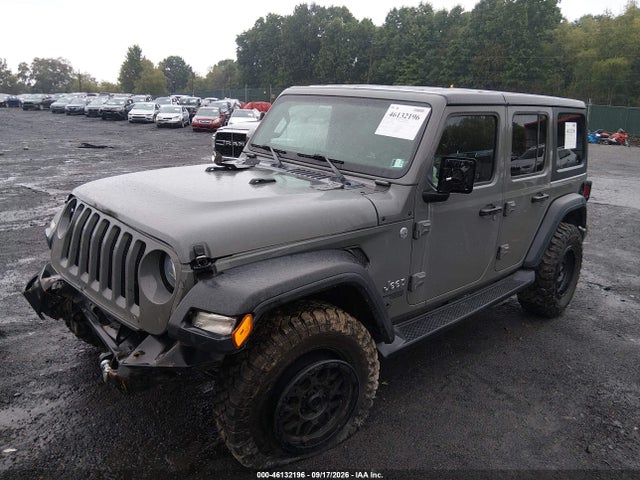 46132196 :رقم المزاد ، 1C4HJXDG9KW566111 vin ، 2019 Jeep Wrangler Unlimited Sport S 4x4 مزاد بيع