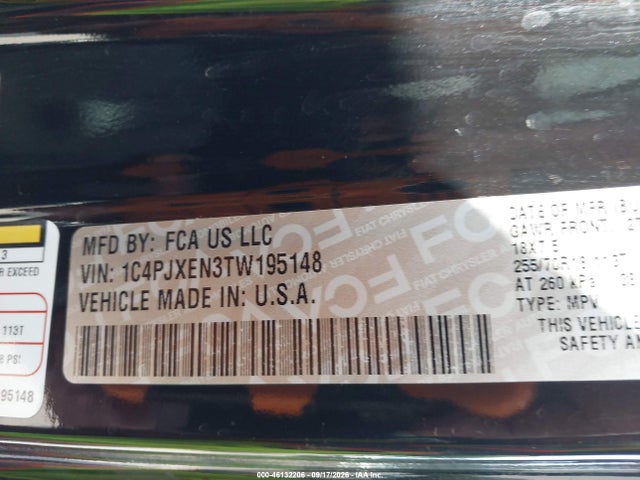 2026 Jeep Wrangler Sahara 4x4 მანქანა იყიდება აუქციონზე, vin: 1C4PJXEN3TW195148, აუქციონის ნომერი: 46132206