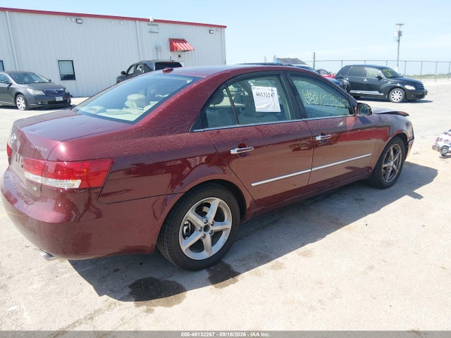 2008 Hyundai Sonata Limited V6/se V6 მანქანა იყიდება აუქციონზე, vin: 5NPEU46FX8H334855, აუქციონის ნომერი: 46132267