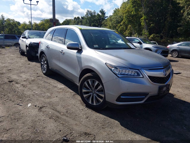 Auction sale of the 2016 Acura Mdx Technology   Acurawatch Plus Packages/technology Package, vin: 5FRYD4H42GB056909, lot number: 46132290