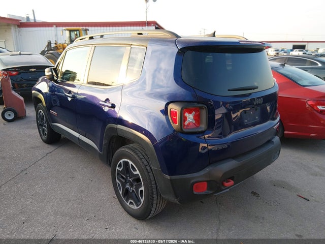 Aukcja sprzedaży 2016 Jeep Renegade Trailhawk, vin: ZACCJBCT3GPC85485, numer aukcji: 46132430