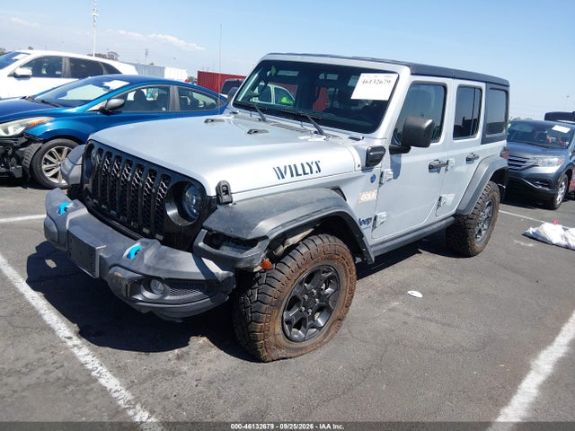 46132679 :رقم المزاد ، 1C4JJXN67PW641208 vin ، 2023 Jeep Wrangler 4xe 4x4 مزاد بيع