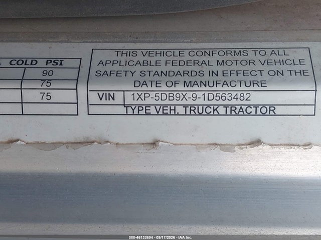 Продажа на аукционе авто 2001 Peterbilt 379, vin: 1XP5DB9X91D563482, номер лота: 46132694