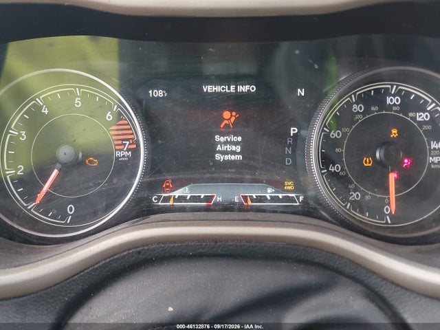 Продаж на аукціоні авто 2017 Jeep Cherokee Limited 4x4, vin: 1C4PJMDB2HW524127, номер лоту: 46132876