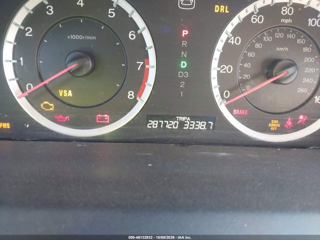 2008 Honda Accord 2.4 Lx-p მანქანა იყიდება აუქციონზე, vin: 1HGCP26498A064656, აუქციონის ნომერი: 46132932