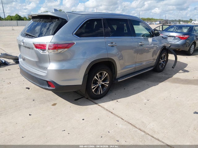 Toyota Highlander Xle V6 2016 5TDKKRFH6GS502264 Image 4