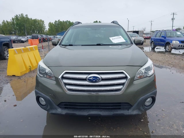2015 Subaru Outback 2.5i Premium მანქანა იყიდება აუქციონზე, vin: 4S4BSBFC6F3287010, აუქციონის ნომერი: 46133180
