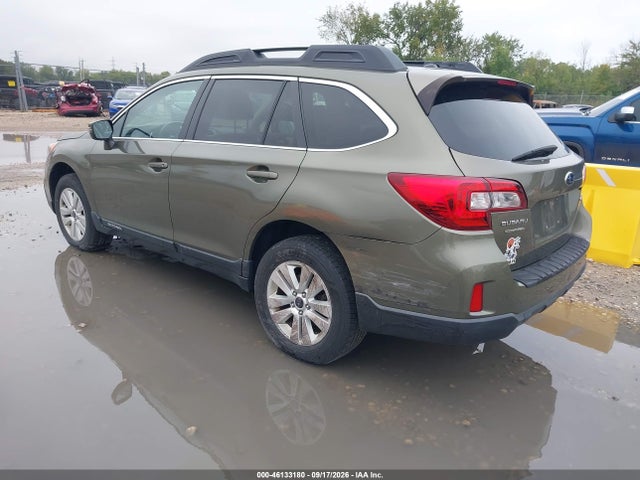 2015 Subaru Outback 2.5i Premium მანქანა იყიდება აუქციონზე, vin: 4S4BSBFC6F3287010, აუქციონის ნომერი: 46133180