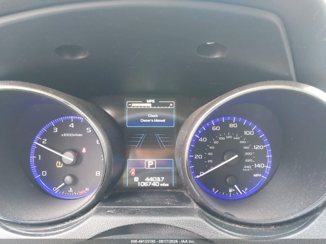 2015 Subaru Outback 2.5i Premium მანქანა იყიდება აუქციონზე, vin: 4S4BSBFC6F3287010, აუქციონის ნომერი: 46133180