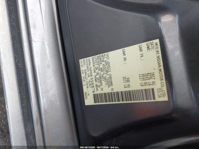 Продажа на аукционе авто 2016 Nissan Altima 2.5 S, vin: 1N4AL3AP0GN356976, номер лота: 46133269